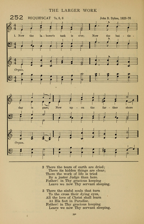 Songs for the Chapel: Arranged for male voices, for use in colleges, academies, schools and societies page 392