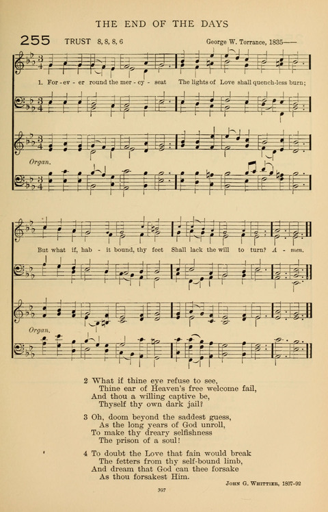 Songs for the Chapel: Arranged for male voices, for use in colleges, academies, schools and societies page 397