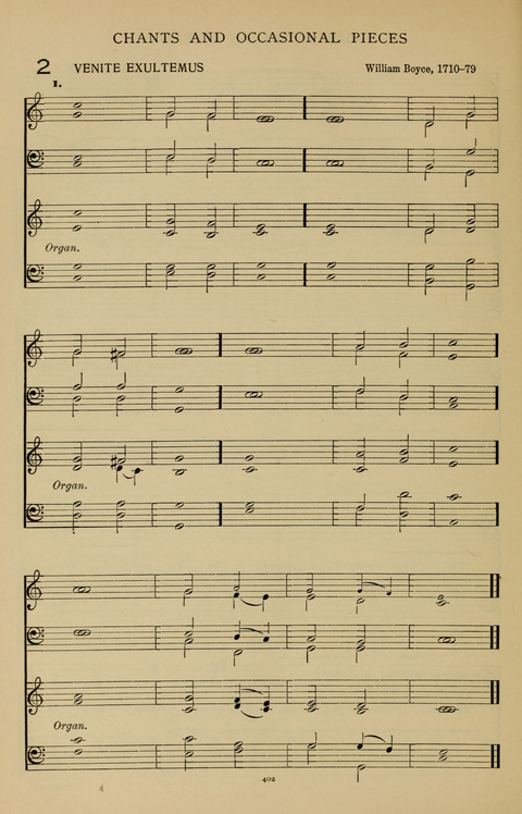 Songs for the Chapel: Arranged for male voices, for use in colleges, academies, schools and societies page 402