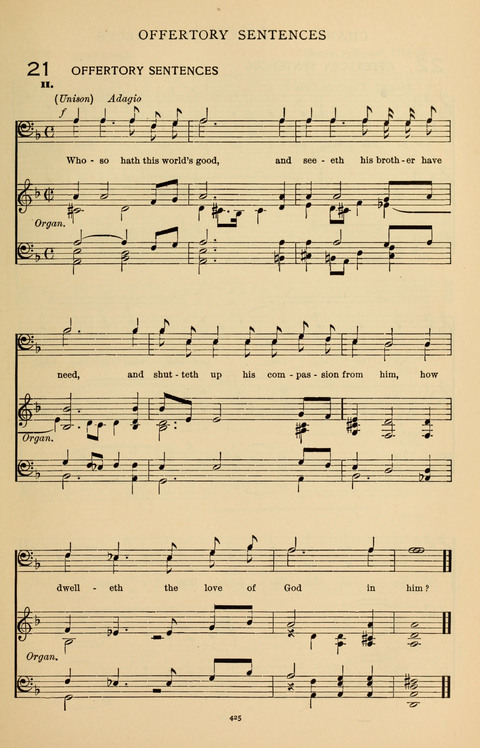 Songs for the Chapel: Arranged for male voices, for use in colleges, academies, schools and societies page 425