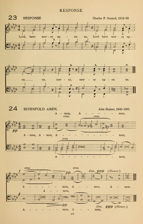 Songs for the Chapel: Arranged for male voices, for use in colleges, academies, schools and societies page 427