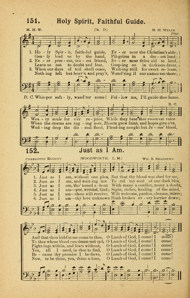 Songs for Christ and the Church: a collection of songs for the use of Christian endeavor societies, sunday-schools, and other church events page 124