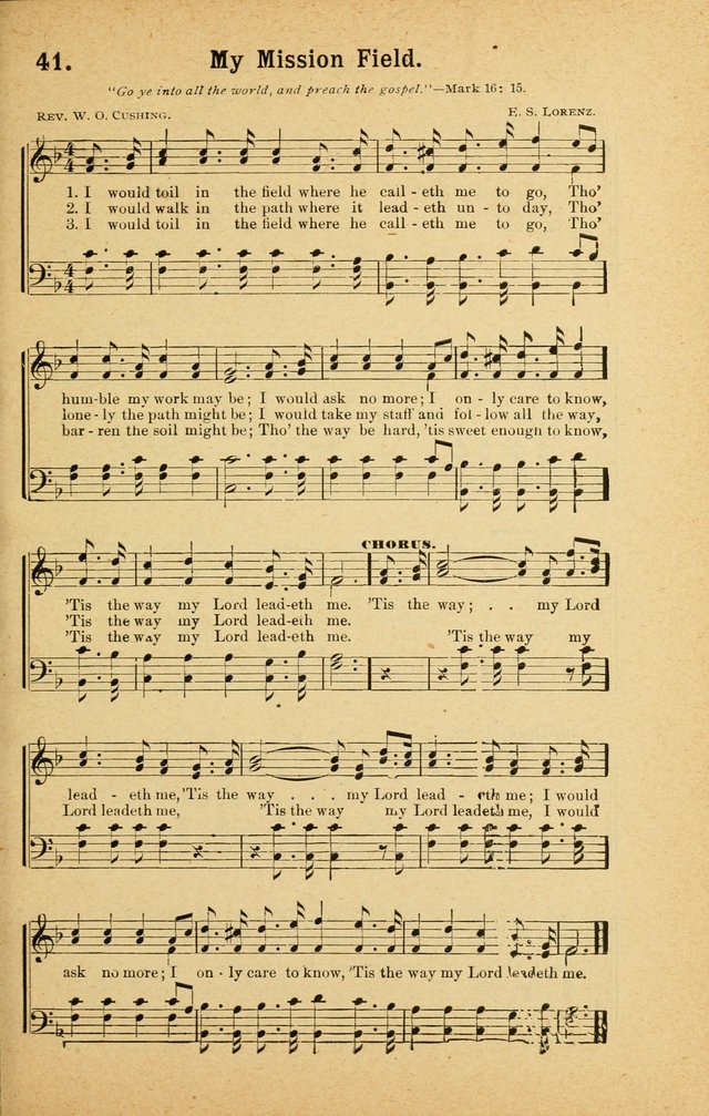 Songs for Christ and the Church: a collection of songs for the use of Christian endeavor societies, sunday-schools, and other church events page 35