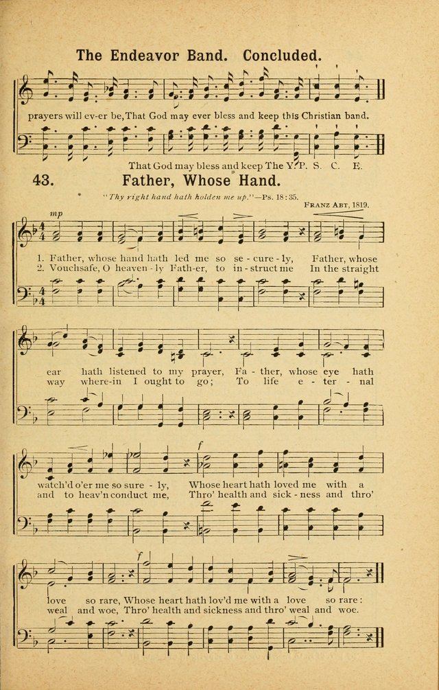 Songs for Christ and the Church: a collection of songs for the use of Christian endeavor societies, sunday-schools, and other church events page 37