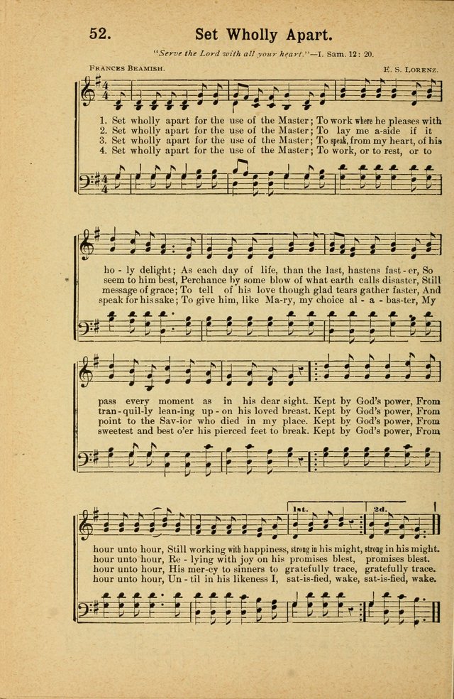 Songs for Christ and the Church: a collection of songs for the use of Christian endeavor societies, sunday-schools, and other church events page 46