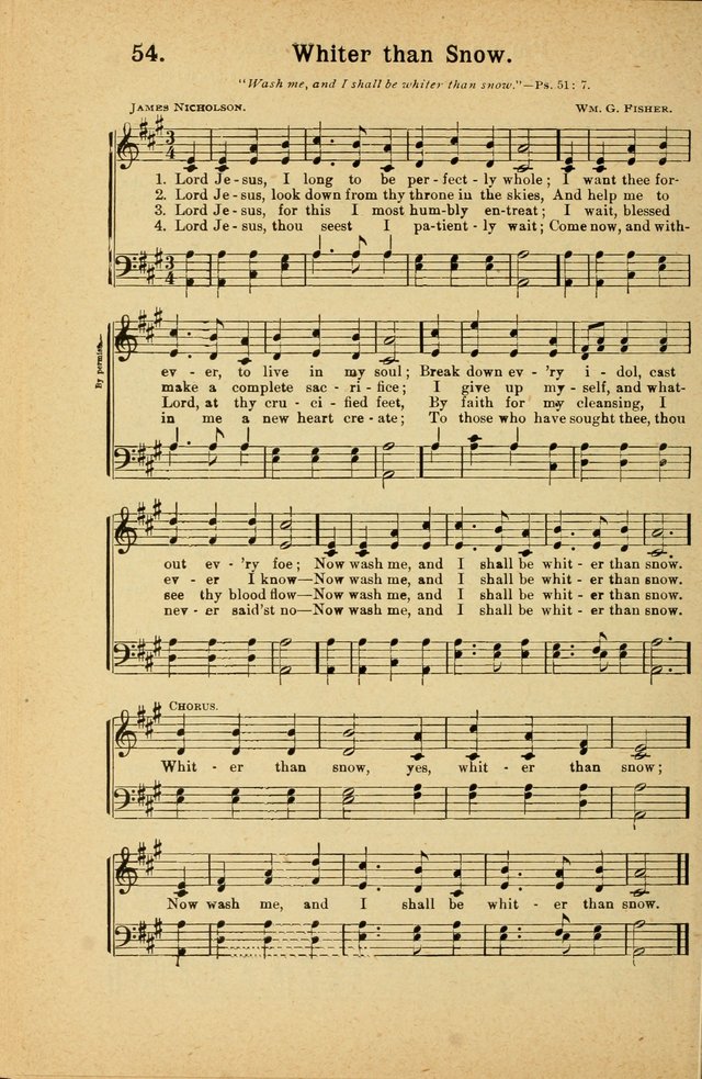 Songs for Christ and the Church: a collection of songs for the use of Christian endeavor societies, sunday-schools, and other church events page 48