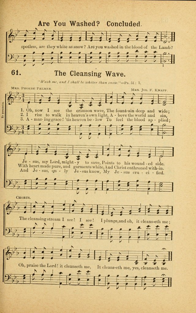 Songs for Christ and the Church: a collection of songs for the use of Christian endeavor societies, sunday-schools, and other church events page 53