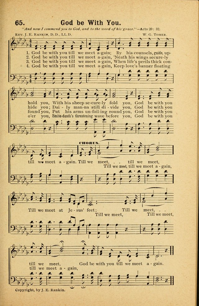 Songs for Christ and the Church: a collection of songs for the use of Christian endeavor societies, sunday-schools, and other church events page 57