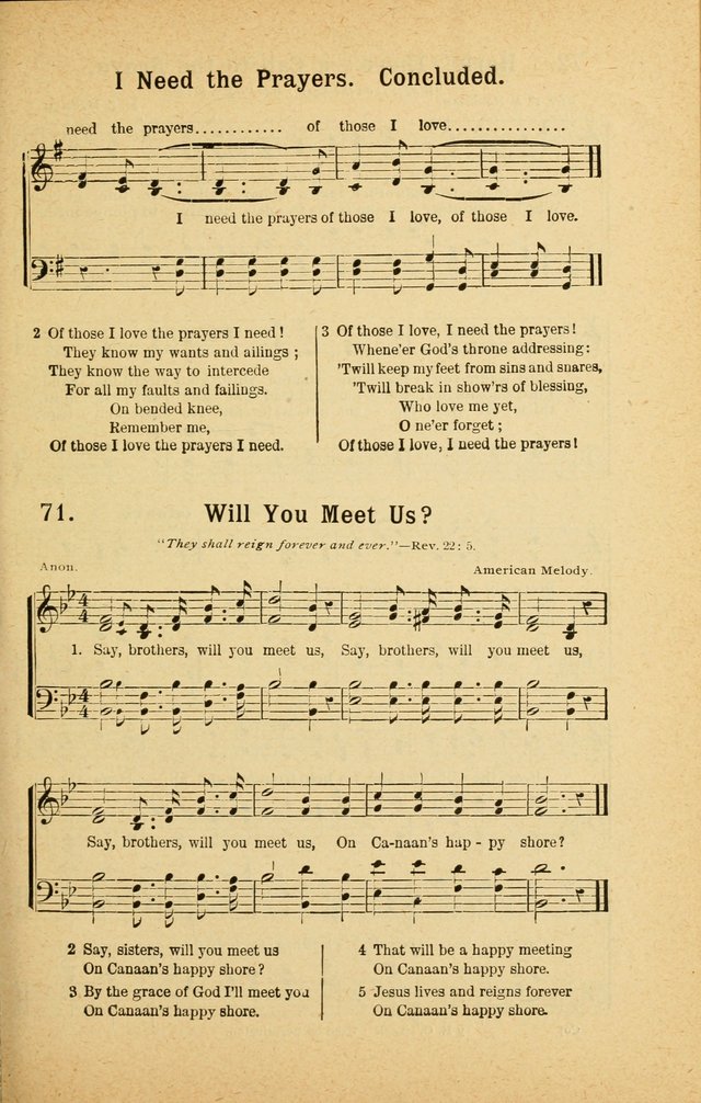 Songs for Christ and the Church: a collection of songs for the use of Christian endeavor societies, sunday-schools, and other church events page 63