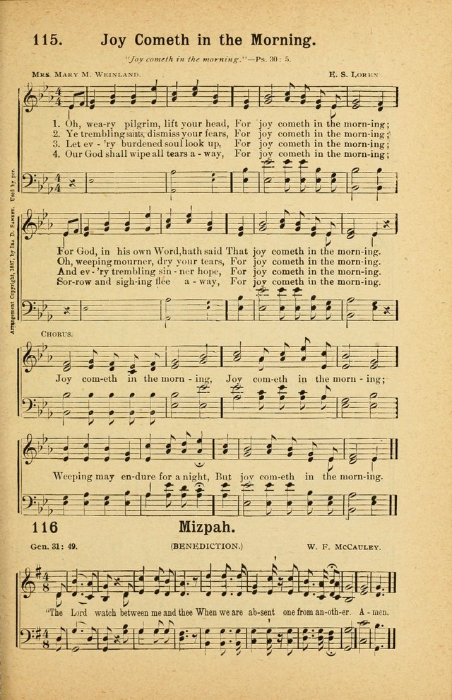 Songs for Christ and the Church: a collection of songs for the use of Christian endeavor societies, sunday-schools, and other church events page 99