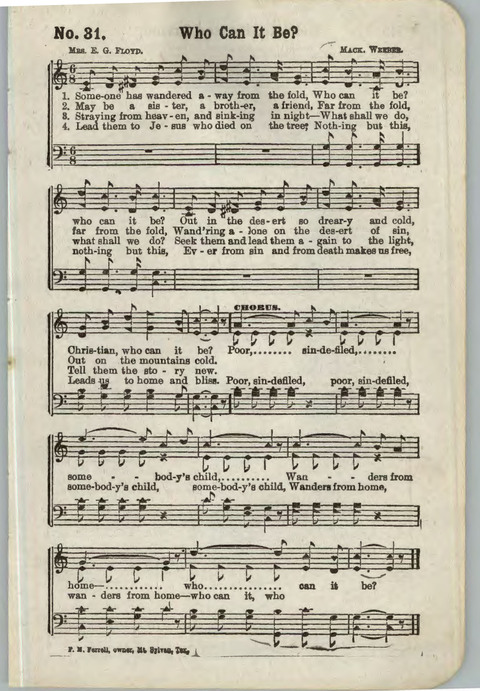 Songs for Jesus No. 5 page 31