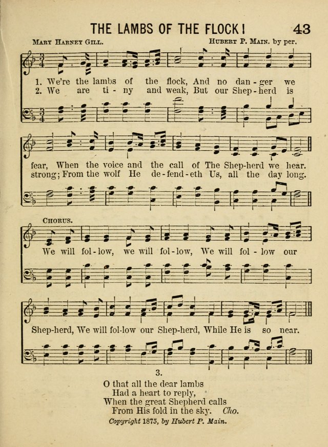 Songs for Little Folks: a collection adapted for the home circle and for primary classes in Sunday schools and day schools: containing a number of carefully selected kindergarten songs page 35