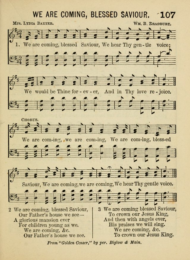 Songs for Little Folks: a collection adapted for the home circle and for primary classes in Sunday schools and day schools: containing a number of carefully selected kindergarten songs page 99