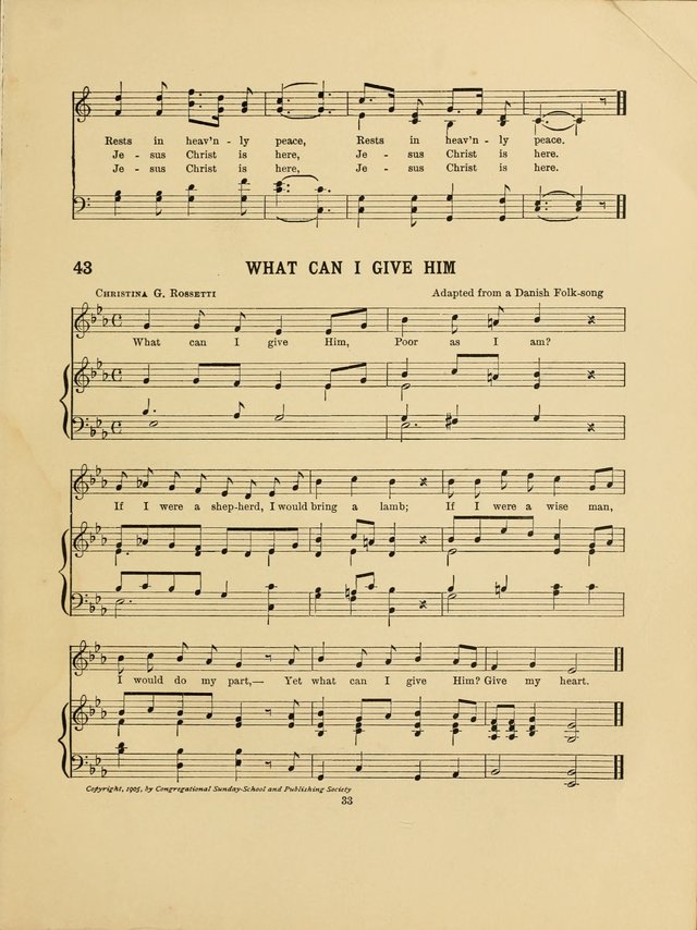 Songs for Little People: for use in Sunday-School, the kindergarten and the home page 35