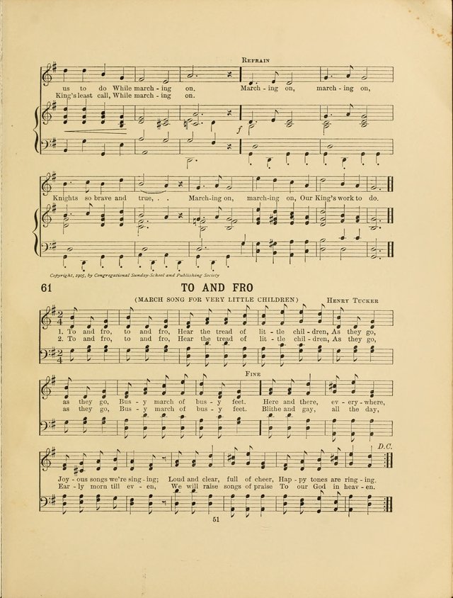Songs for Little People: for use in Sunday-School, the kindergarten and the home page 53