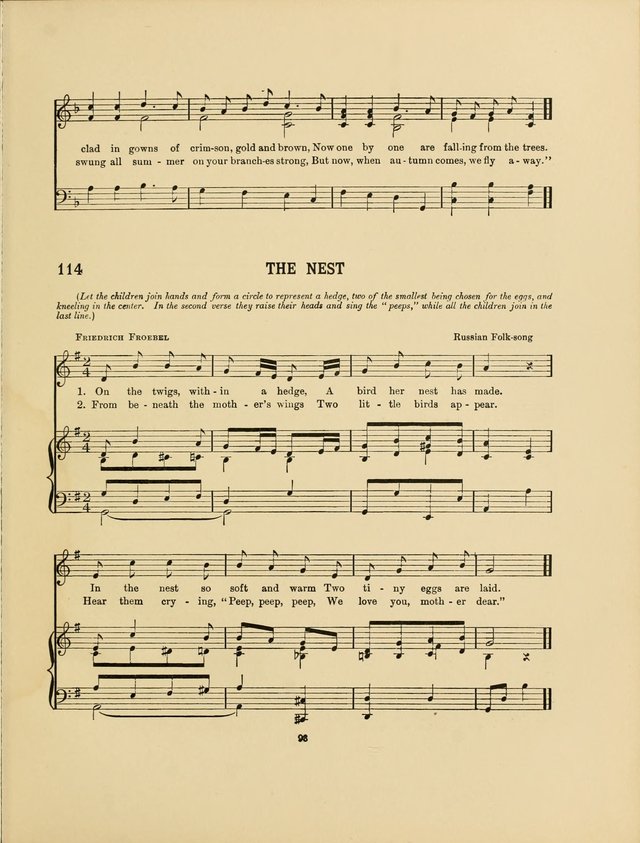 Songs for Little People: for use in Sunday-School, the kindergarten and the home page 95