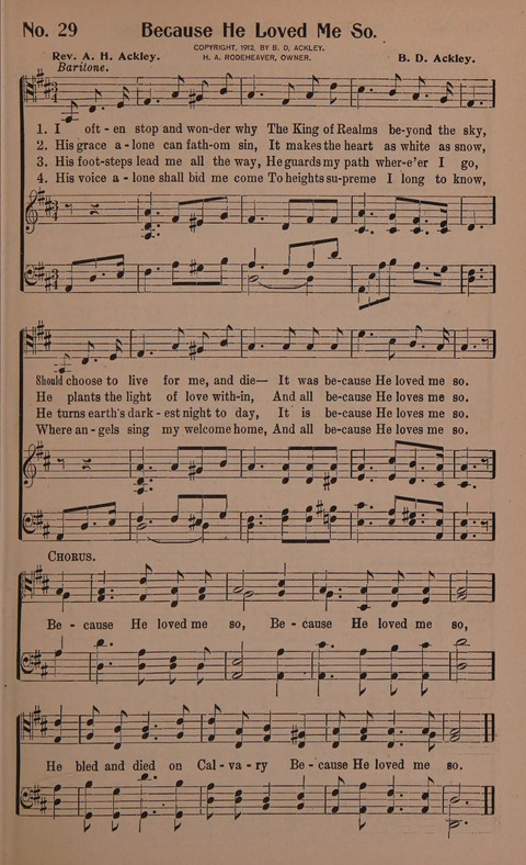 Songs for Men: A Collection of Gospel Songs for Male Quartets and Choruses page 29
