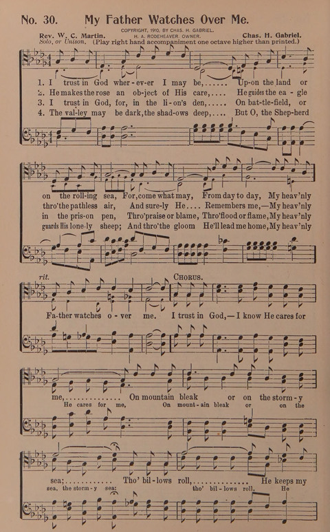 Songs for Men: A Collection of Gospel Songs for Male Quartets and Choruses page 30