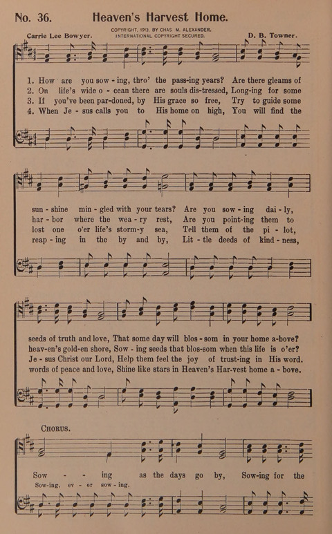 Songs for Men: A Collection of Gospel Songs for Male Quartets and Choruses page 36