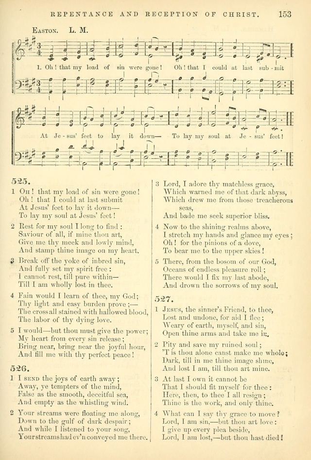 Songs for the Sanctuary, or Hymns and Tunes for Christian Worship page 153