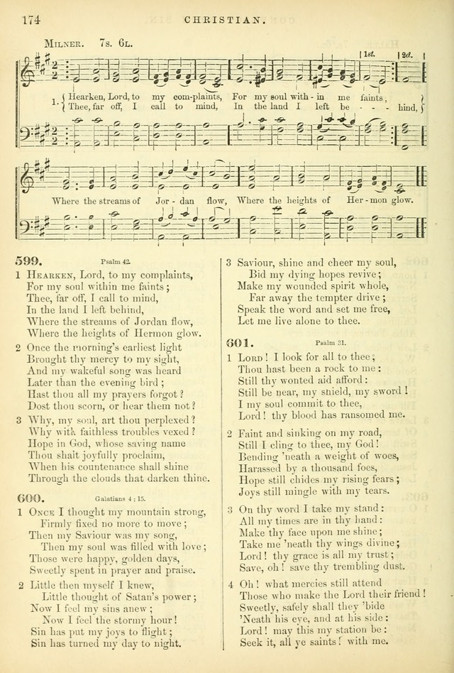Songs for the Sanctuary, or Hymns and Tunes for Christian Worship page 174