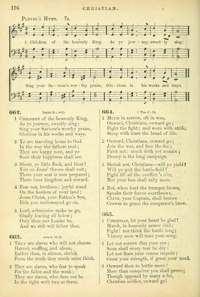 Songs for the Sanctuary, or Hymns and Tunes for Christian Worship page 194