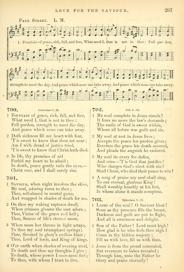 Songs for the Sanctuary, or Hymns and Tunes for Christian Worship page 207