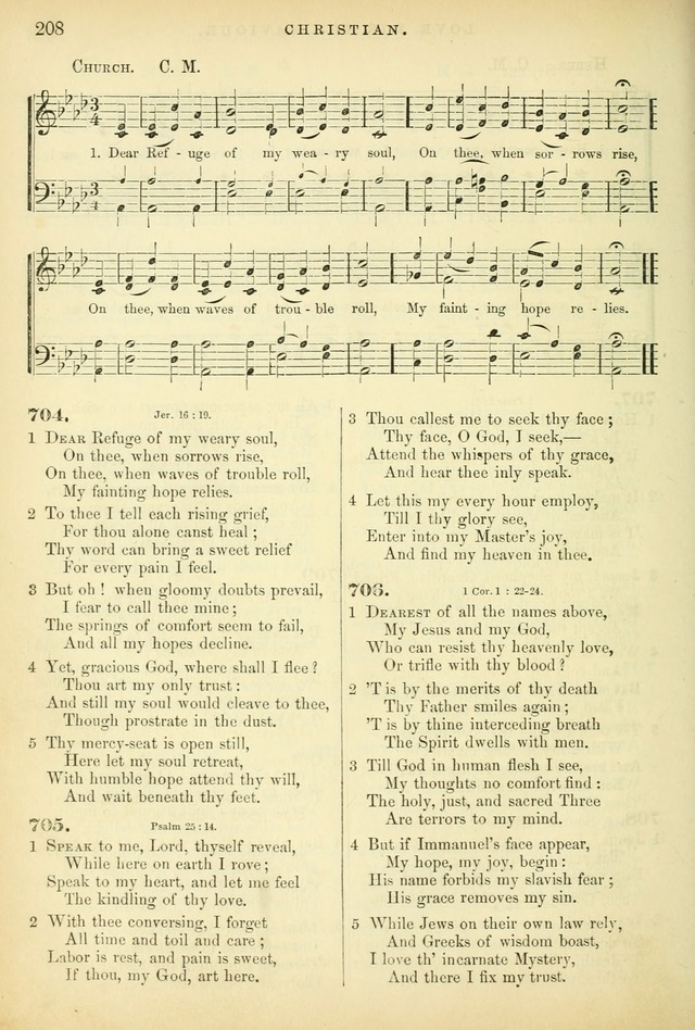 Songs for the Sanctuary, or Hymns and Tunes for Christian Worship page 208