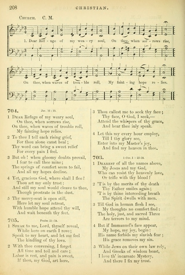Songs for the Sanctuary, or Hymns and Tunes for Christian Worship page 208