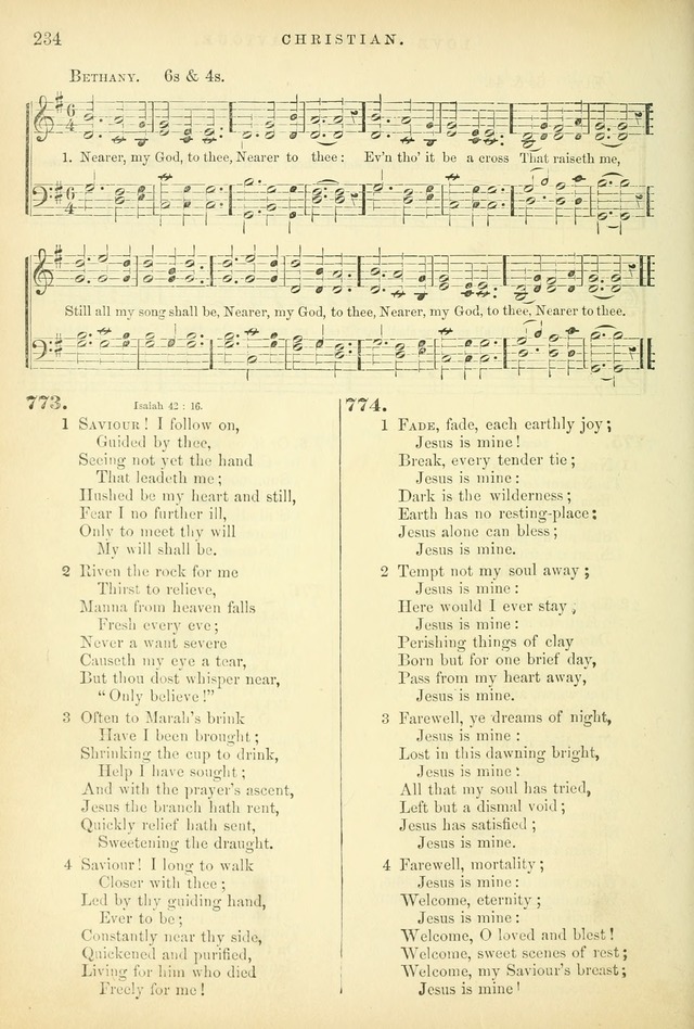 Songs for the Sanctuary, or Hymns and Tunes for Christian Worship page 234
