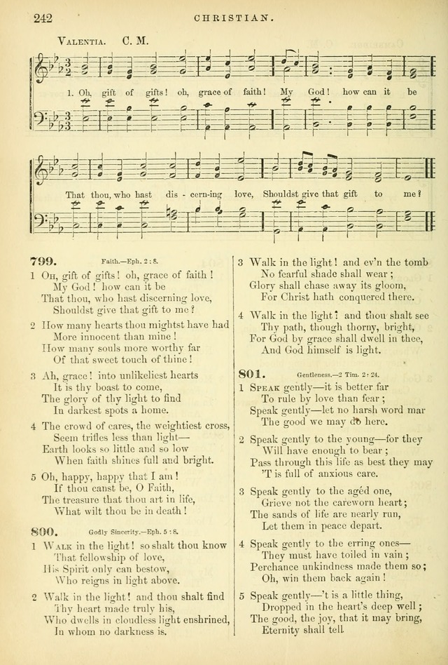 Songs for the Sanctuary, or Hymns and Tunes for Christian Worship page 242