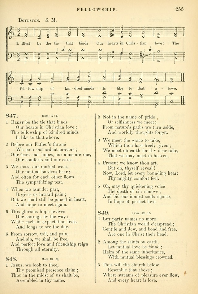 Songs for the Sanctuary, or Hymns and Tunes for Christian Worship page 255