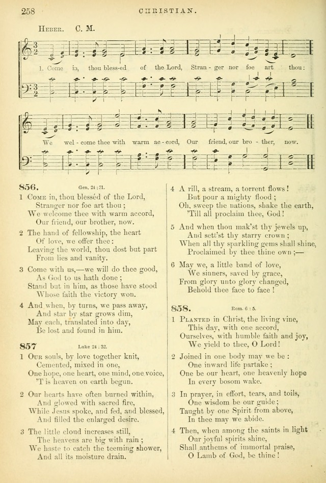 Songs for the Sanctuary, or Hymns and Tunes for Christian Worship page 258