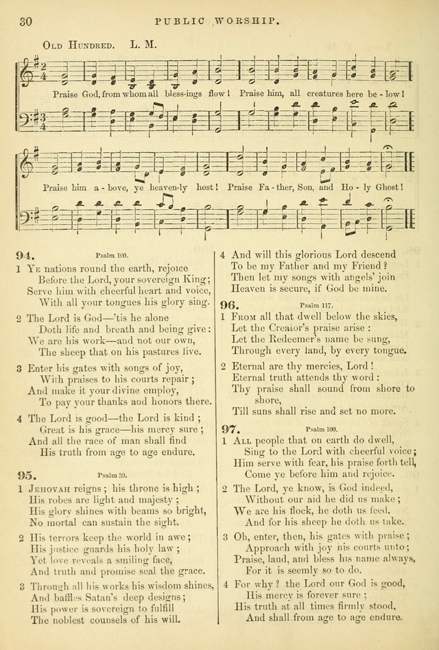 Songs for the Sanctuary, or Hymns and Tunes for Christian Worship page 30