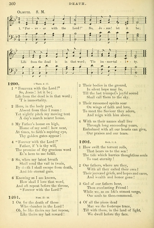 Songs for the Sanctuary, or Hymns and Tunes for Christian Worship page 360