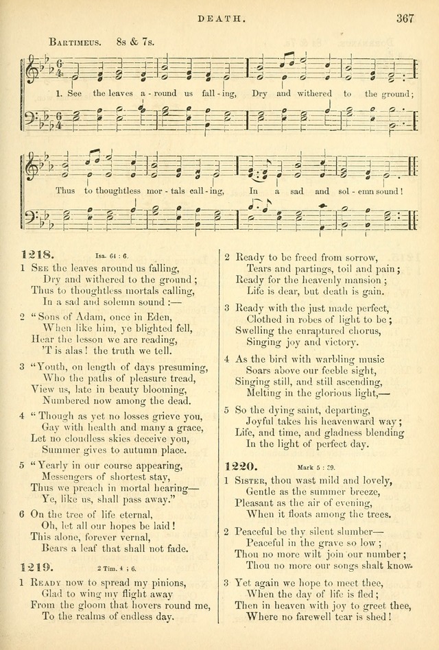 Songs for the Sanctuary, or Hymns and Tunes for Christian Worship page 367