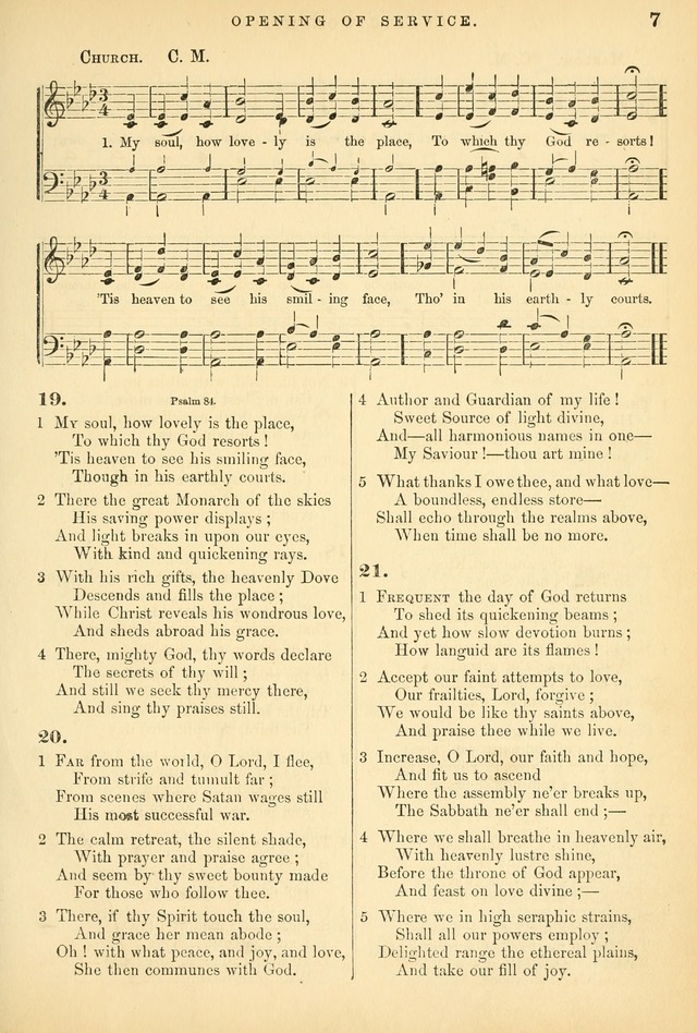 Songs for the Sanctuary, or Hymns and Tunes for Christian Worship page 7