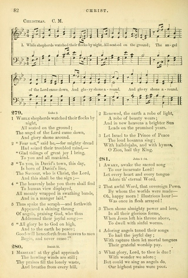 Songs for the Sanctuary, or Hymns and Tunes for Christian Worship page 82