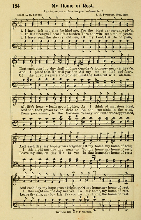Songs for Service: in Church and Home page 186