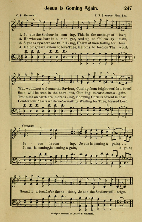 Songs for Service: in Church and Home page 249