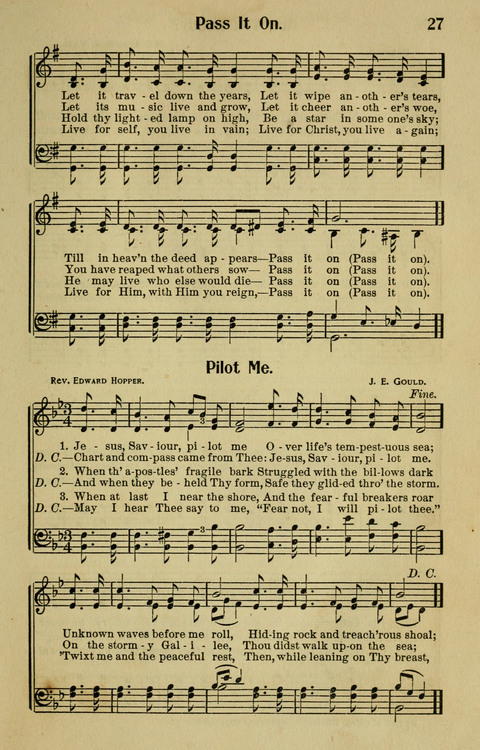 Songs for Service: in Church and Home page 27