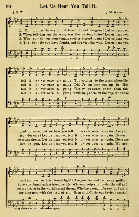 Songs for Service: in Church and Home page 36