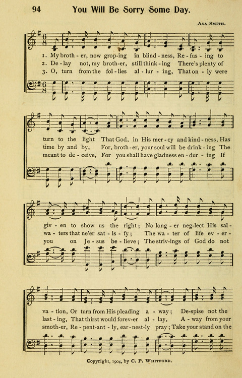 Songs for Service: in Church and Home page 94