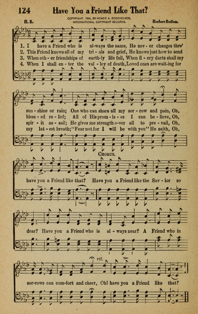 Songs for Service page 124