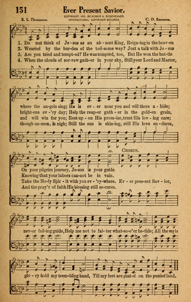 Songs for Service page 151