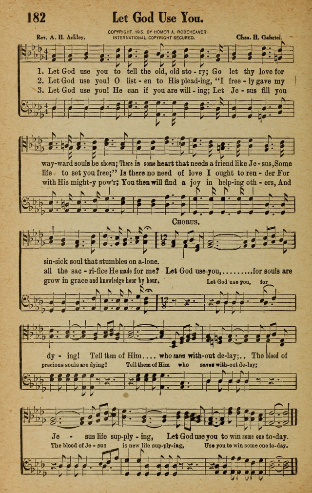 Songs for Service page 182