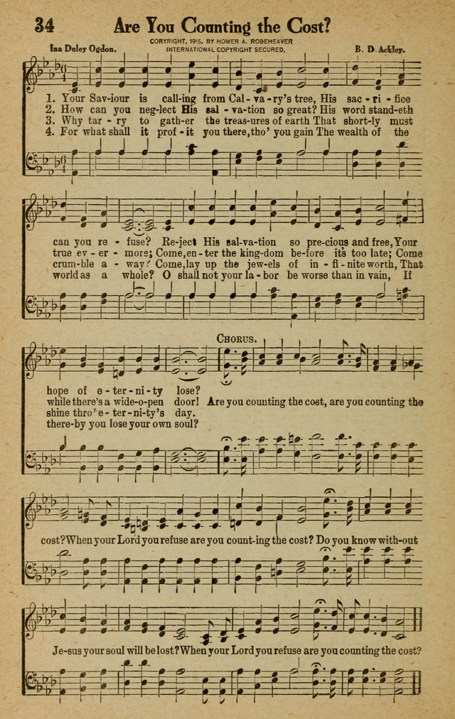 Songs for Service page 34