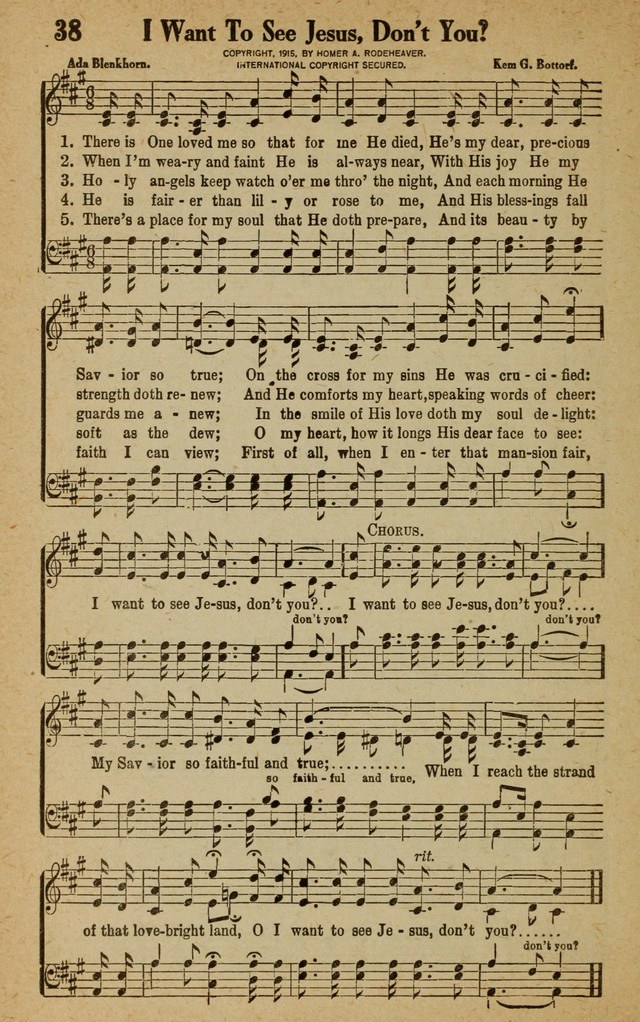 Songs for Service page 38