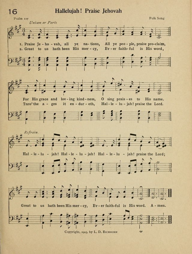 Songs for Sunday Schools: and How to Use Them page 15
