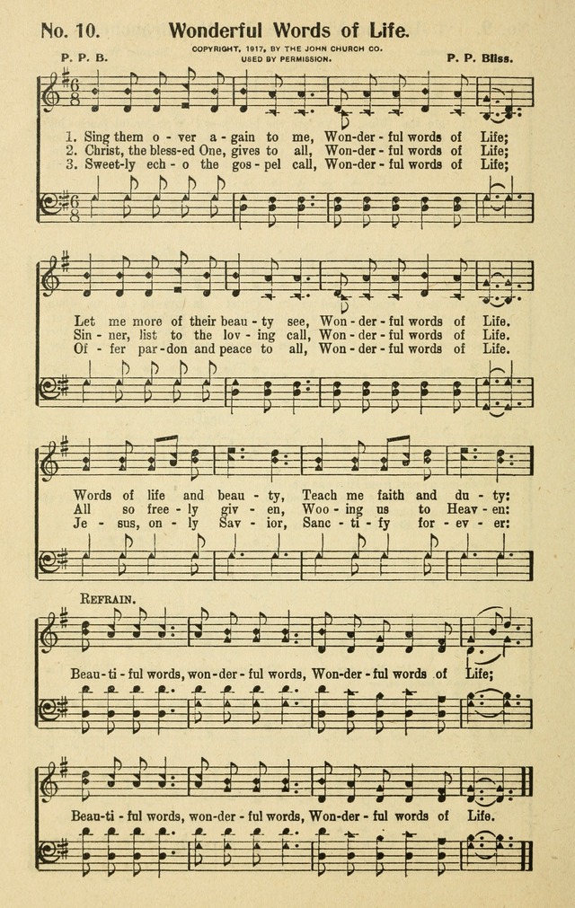 Songs for the Sunday School page 10